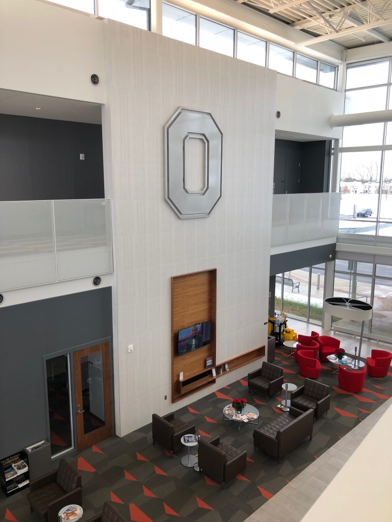 lobby at OSU airport.