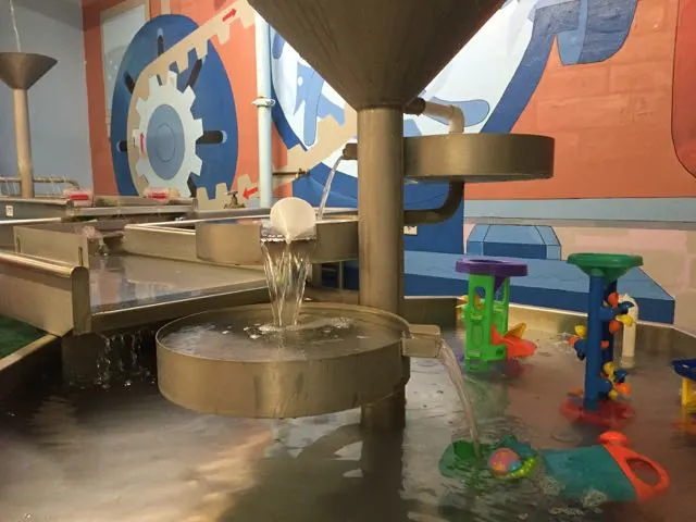 water table at Little Buckeye Children's Museum in Mansfield