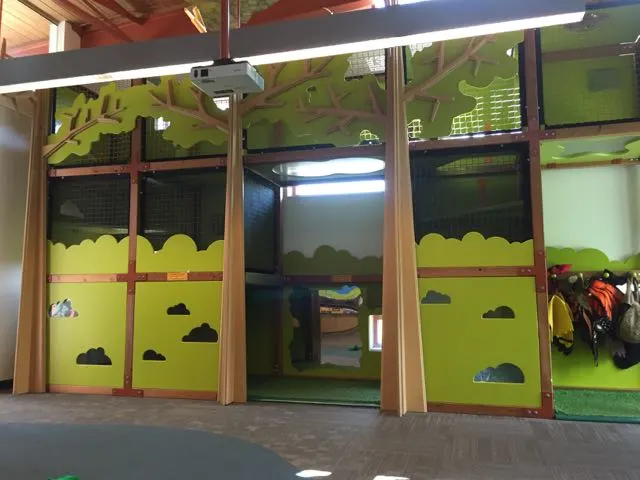 indoor play area at the Scioto Audubon Metro Park Nature Center