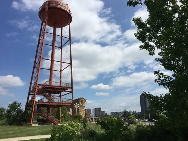 water tower at Scioto Audubon Park