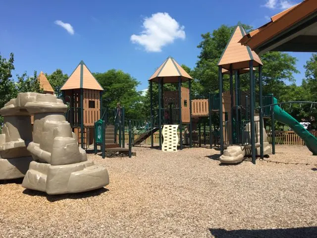 playground area at Planet Westerville Park.
