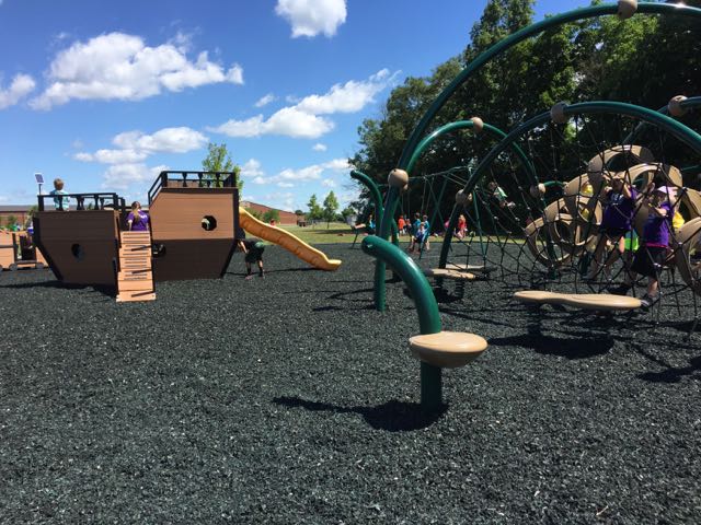 playground area at Henceroth Park, Grove City, Ohio