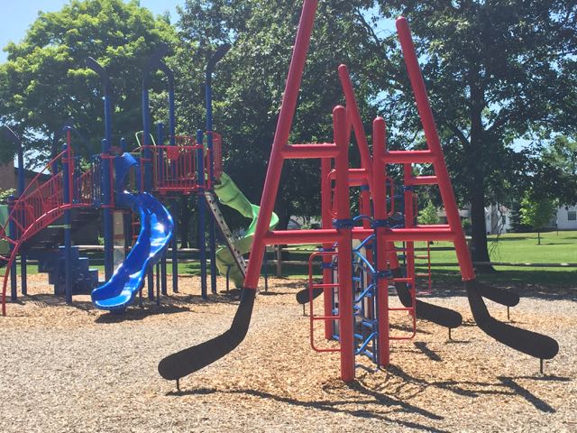 Columbus Bluejackets Playground at Westgate Park in Columbus, Ohio