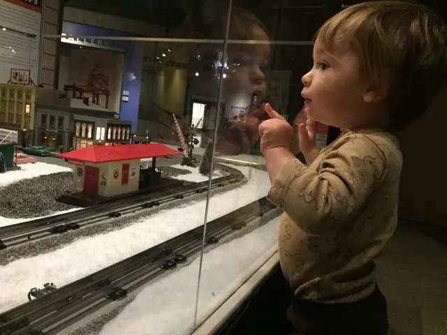 holiday train at Ohio History Center