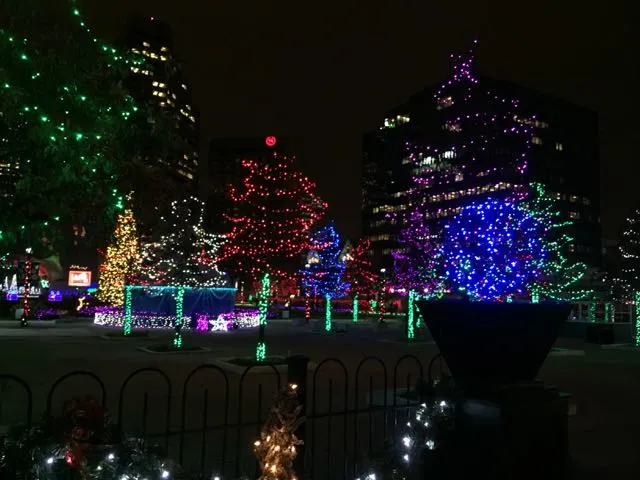 Christmas Lights at Columbus Commons