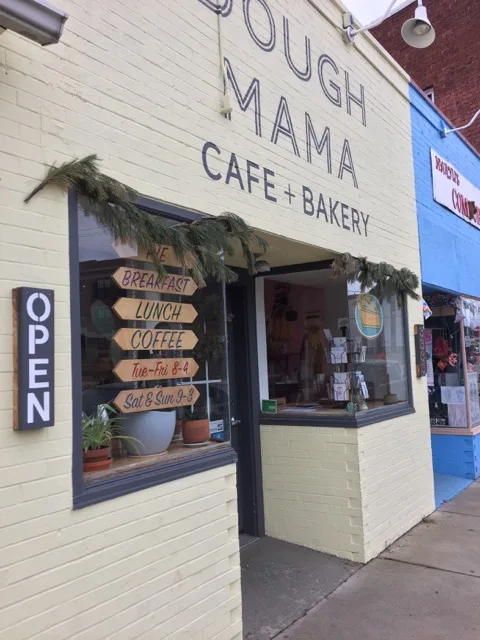 Outside of Dough Mama Cafe + Bakery in Columbus, Ohio