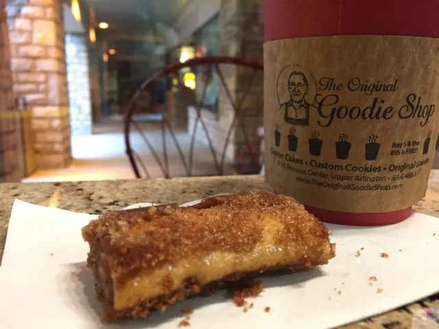 coffee and pastry from The Original Goodie Shop in Upper Arlington, Ohio