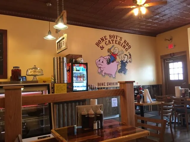 Inside Bone Boy's BBQ and Catering