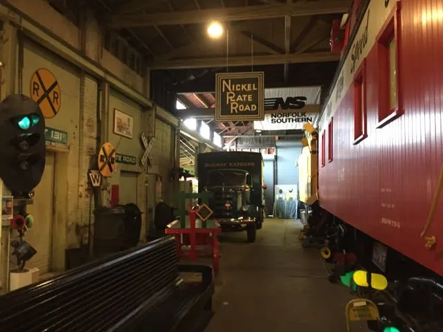 Inside the Mad River and NKP Railroad Museum