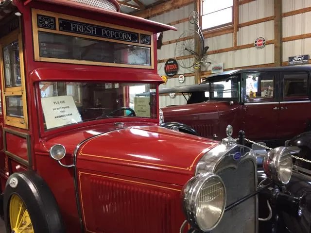 Antique Cars at the Museum at Perry's Cave Family Fun Center.