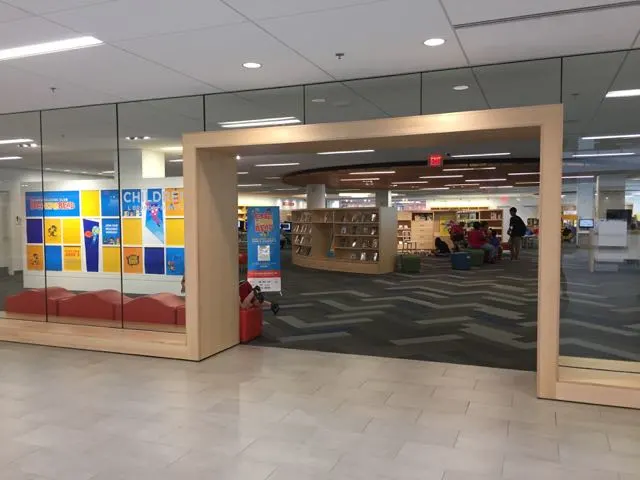 entrance to the Children's Department at Columbus Metropolitan Library