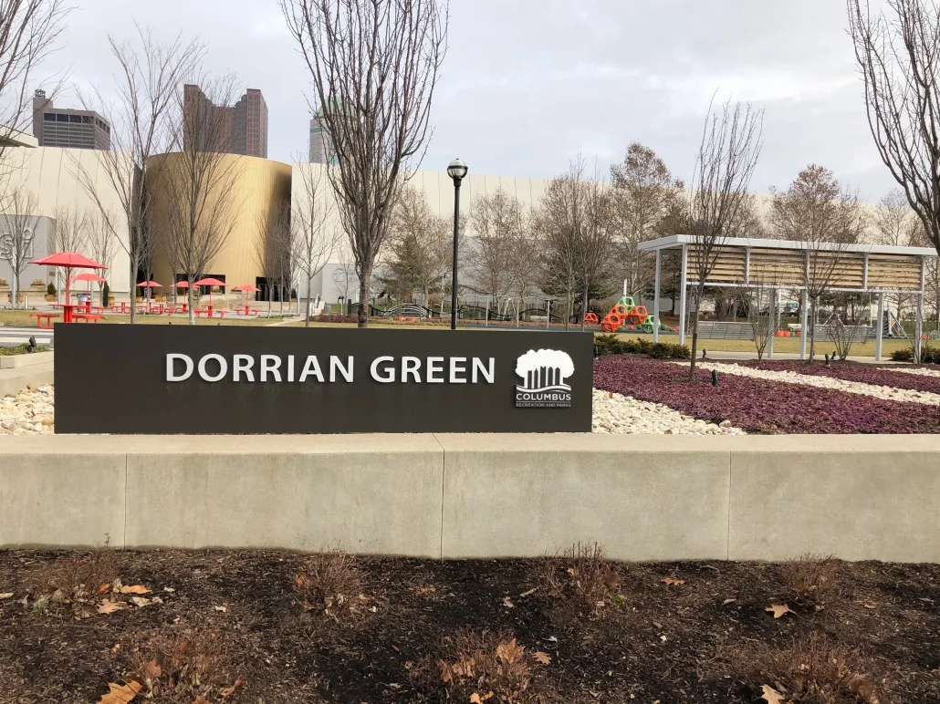 Dorrian Green in Downtown Columbus