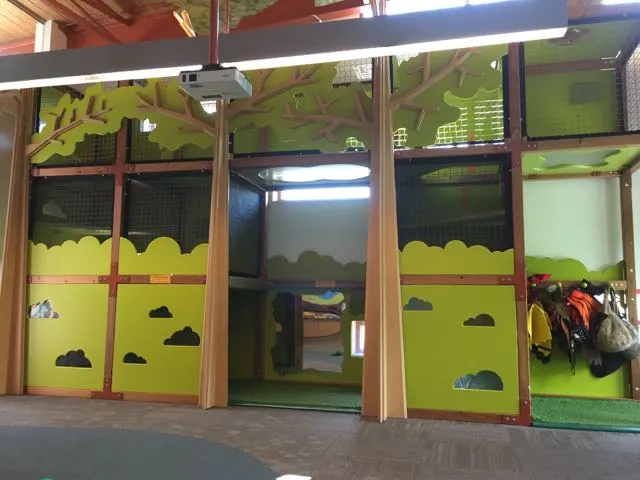 Indoor play area at scioto audubon metro park nature center in columbus ohio