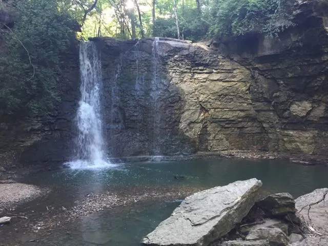 Waterfall at Hayden Falls, Dublin, Ohio 