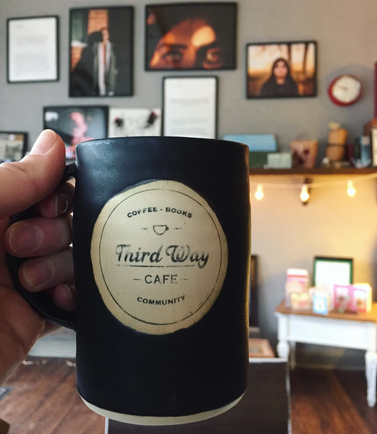 coffee mug at Third Way Cafe