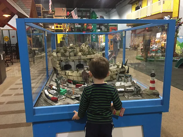 Indoor play area at EnterTRAINment Junction