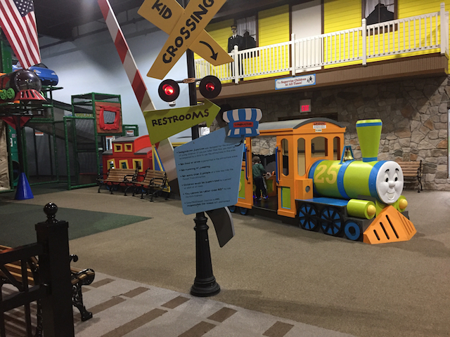 play area at EnterTRAINment Junction