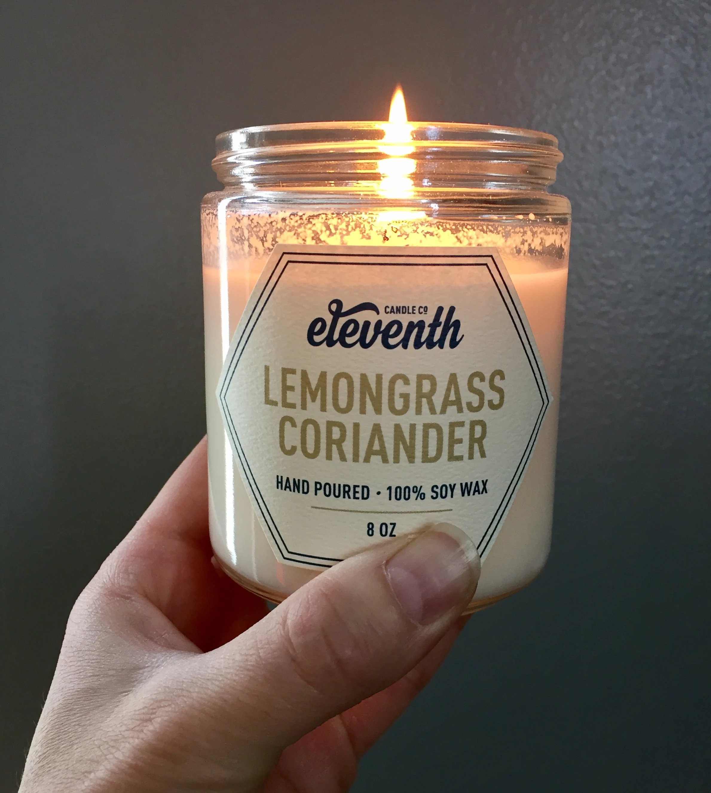 Burning Candle from Eleventh Candle Co