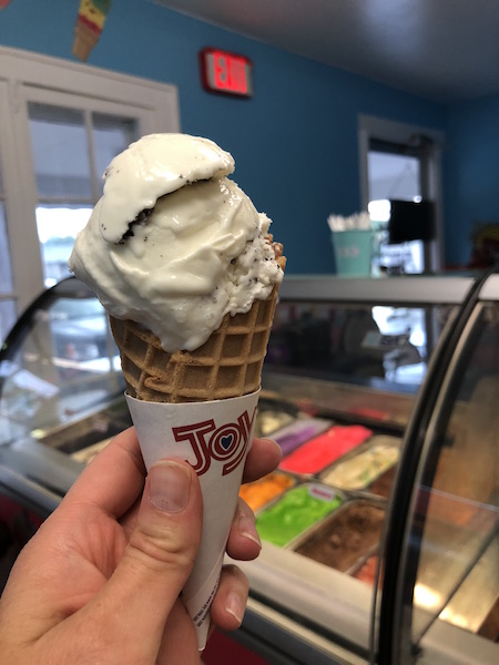 ice cream cone at El Ranchito, Columbus, Ohio