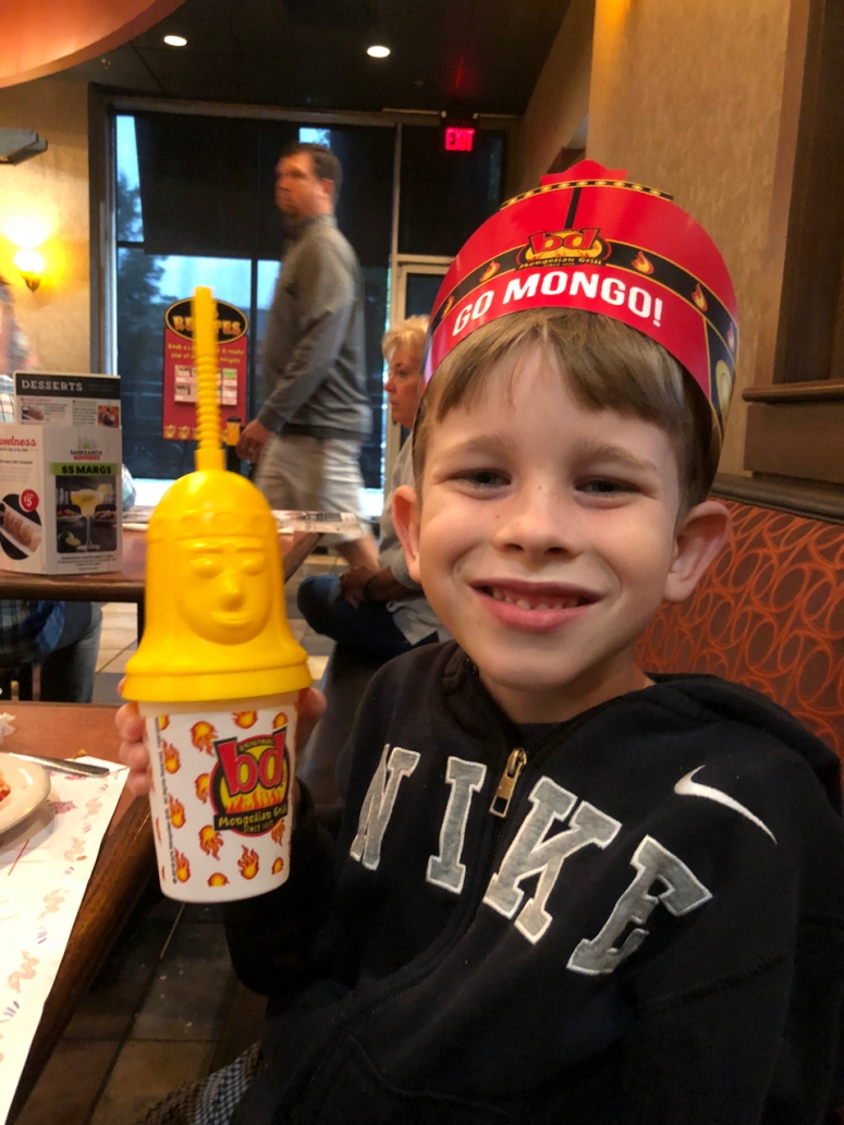  boy at BD 's Mongolian Grill, Columbus, Ohio