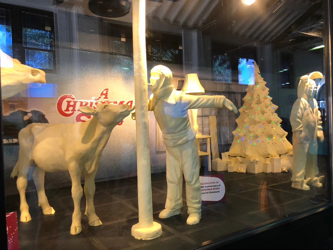Butter Cow at Ohio State Fair