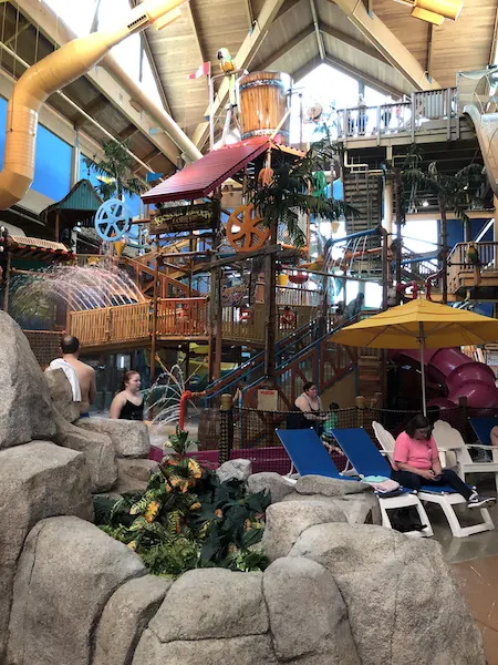 Castaway Bay water park area