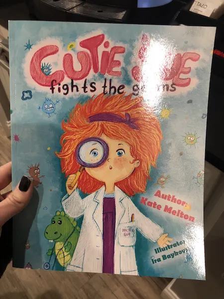 cutie sue fights the germs book