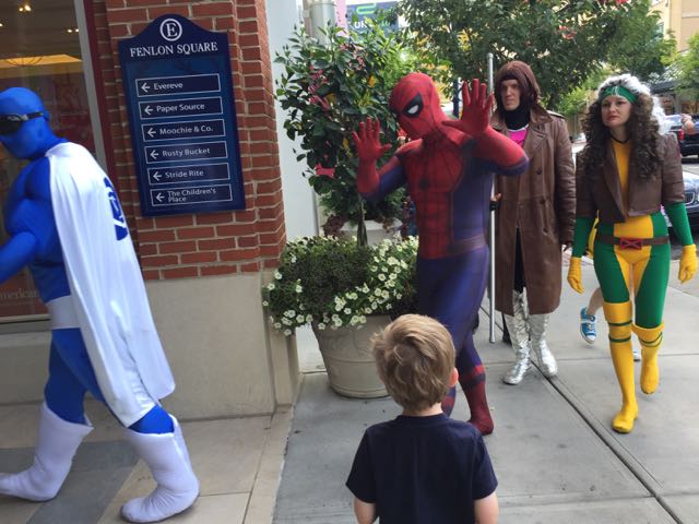 Superhero Day at Easton Town Center, Columbus, Ohio