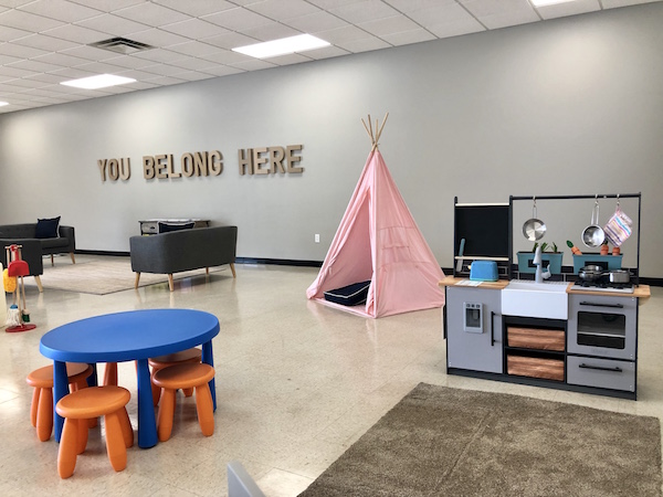 toddler play area at Pickaway Place