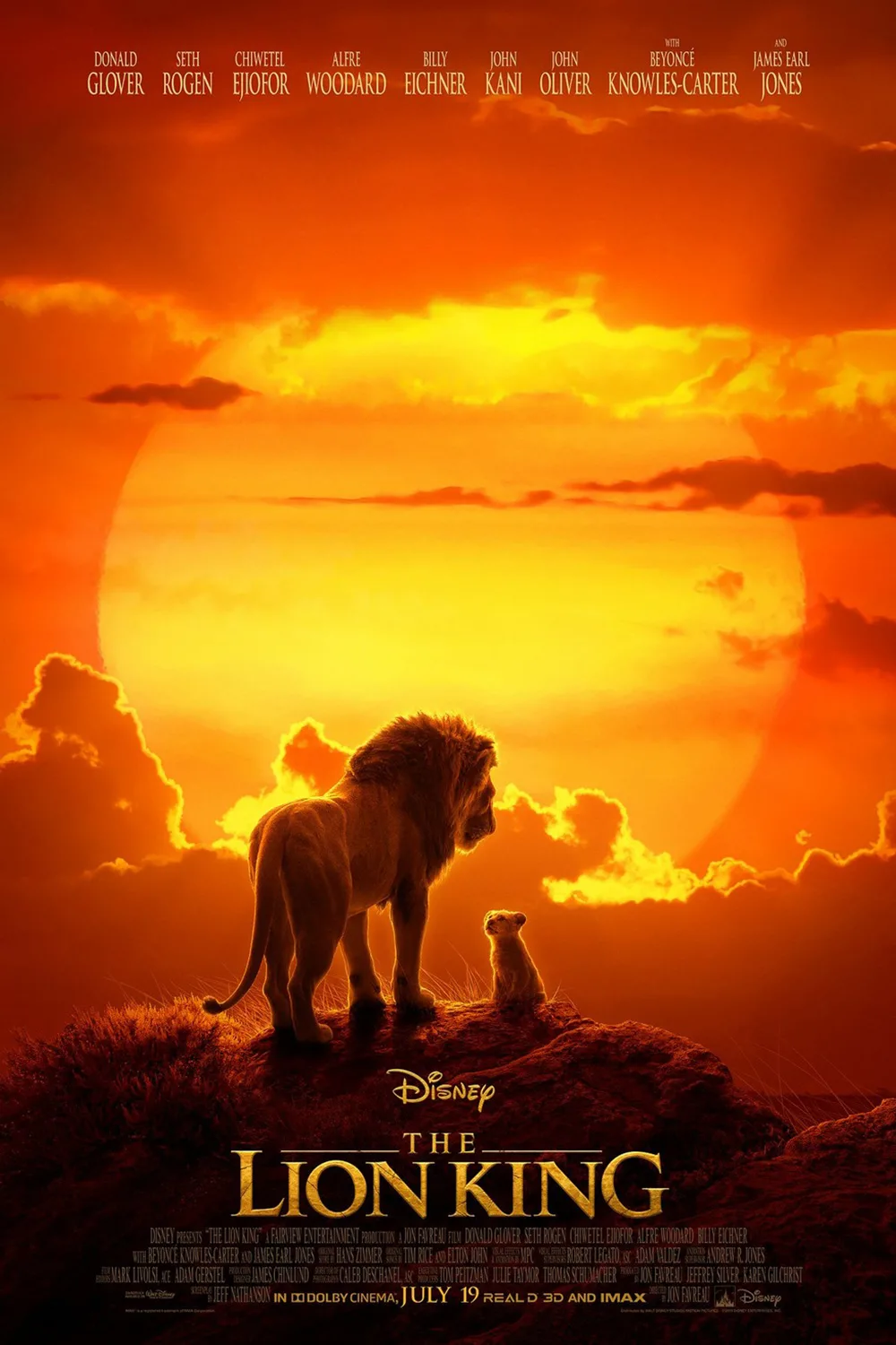 The Lion King movie shown at Marcus Theatres Columbus Ohio