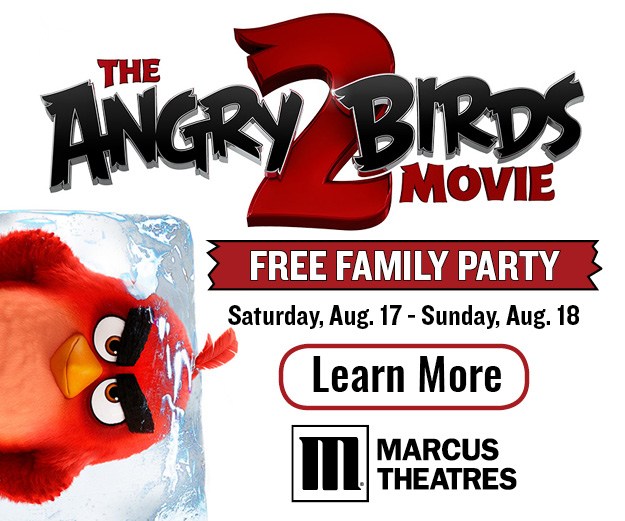 angry birds 2 at Marcus Theatres