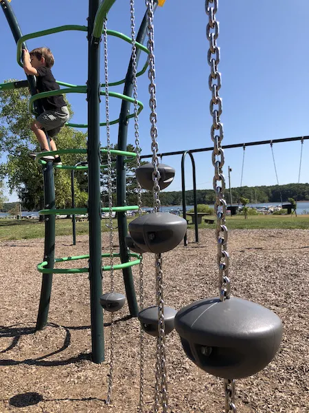 playground at Hoover Reservoir, Westerville Ohio