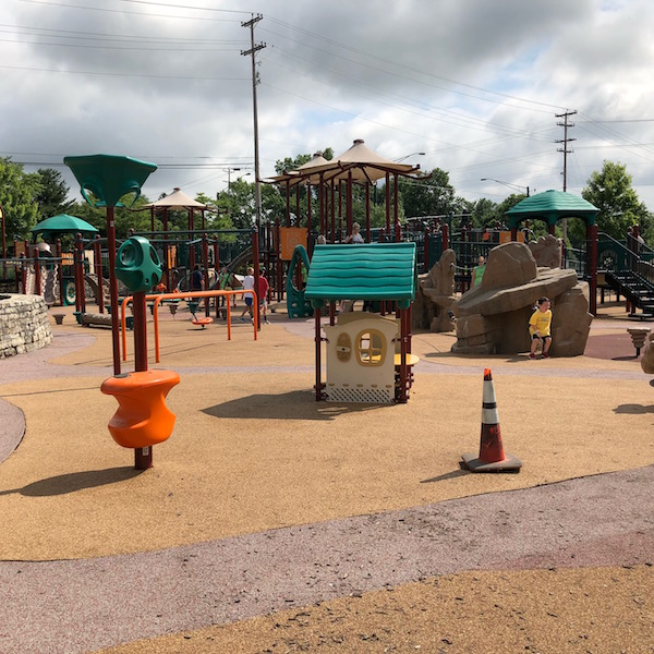 playground at Millstone Creek Park, Westerville