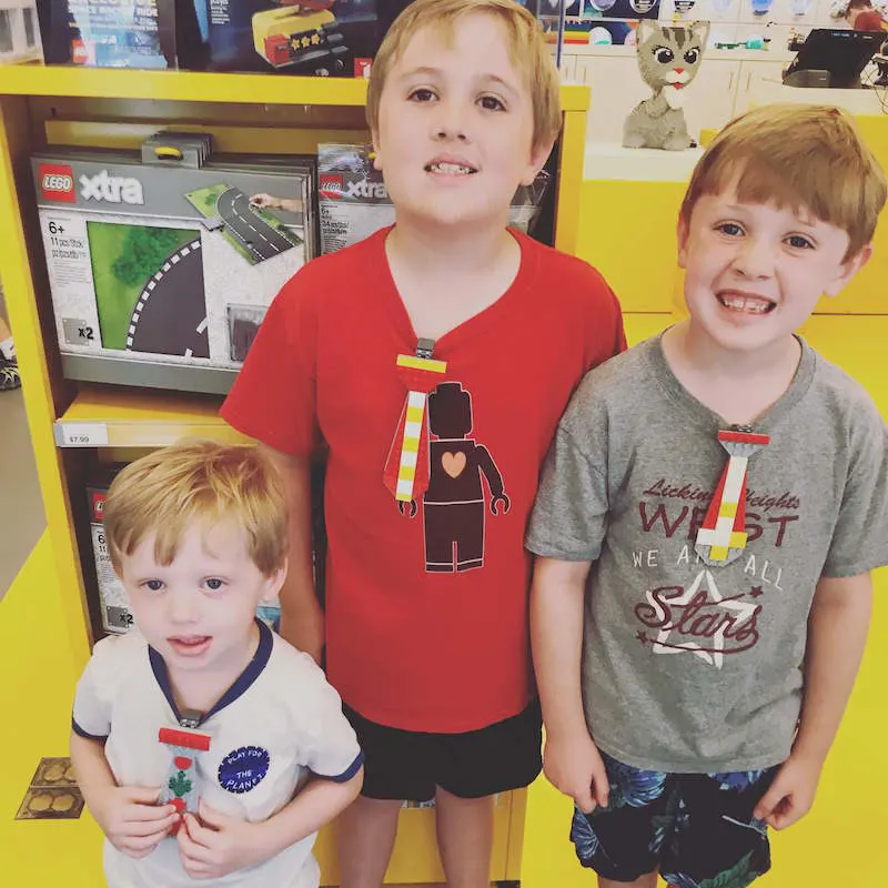 Boys at LEGO Store at Easton Town Center, Columbus, Ohio
