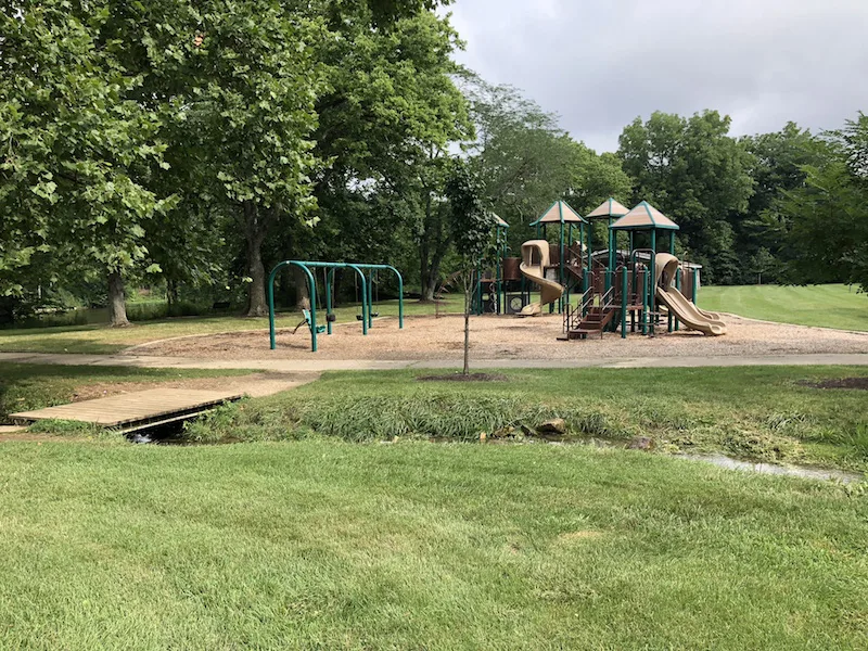 Playground at Scioto Park in Dublin, Ohio