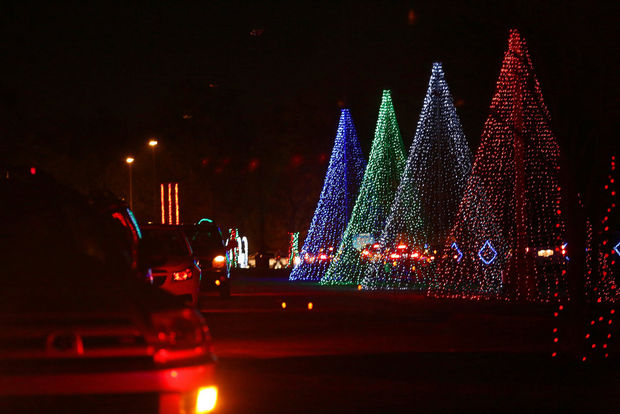 Drive Through Lights at WonderLight's Christmas in Ohio
