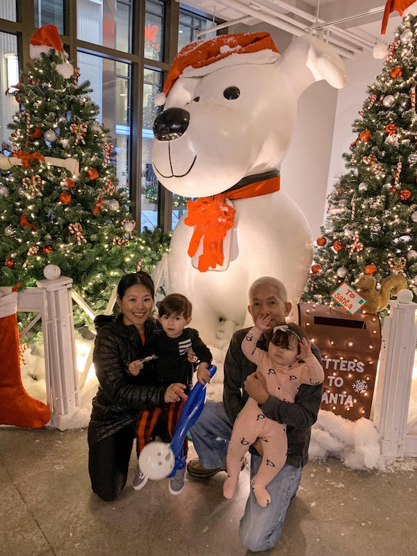 Family at The Lazarus Building in Columbus, Ohio