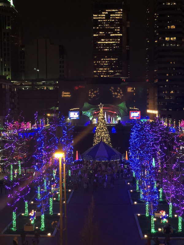 Columbus Commons Holiday Lights