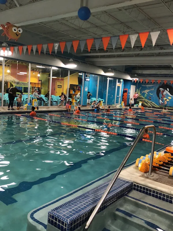 swimming pool at Goldfish Swim School Dublin, Ohio