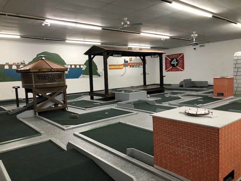 trained theme mini golf at Putt and Play in Bellefontaine, Ohio