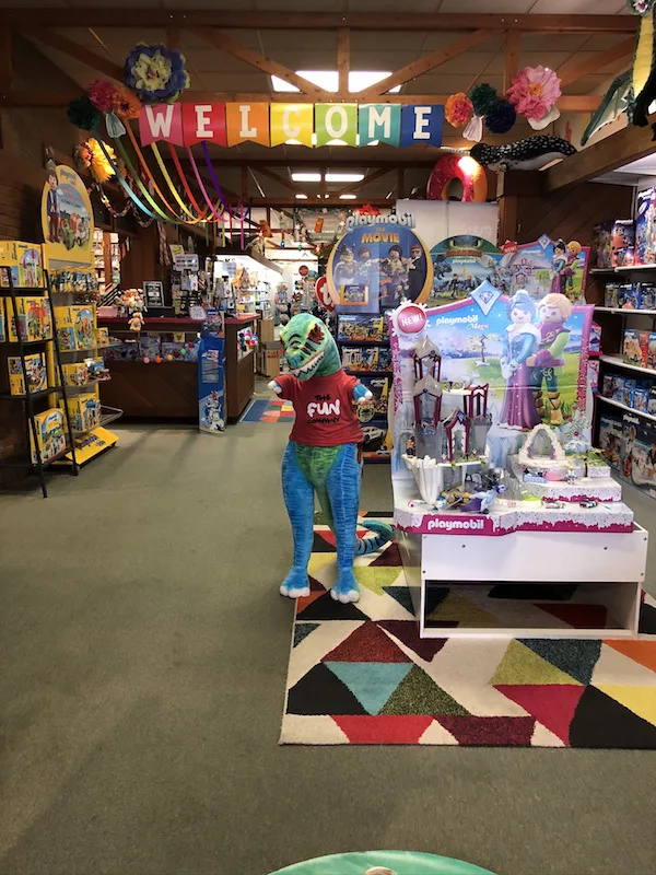 Inside The Fun Company toy store in Bellefontaine, Ohio