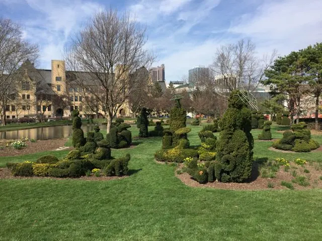 Plant Sculptures in Topiary Park, Columbus Ohio