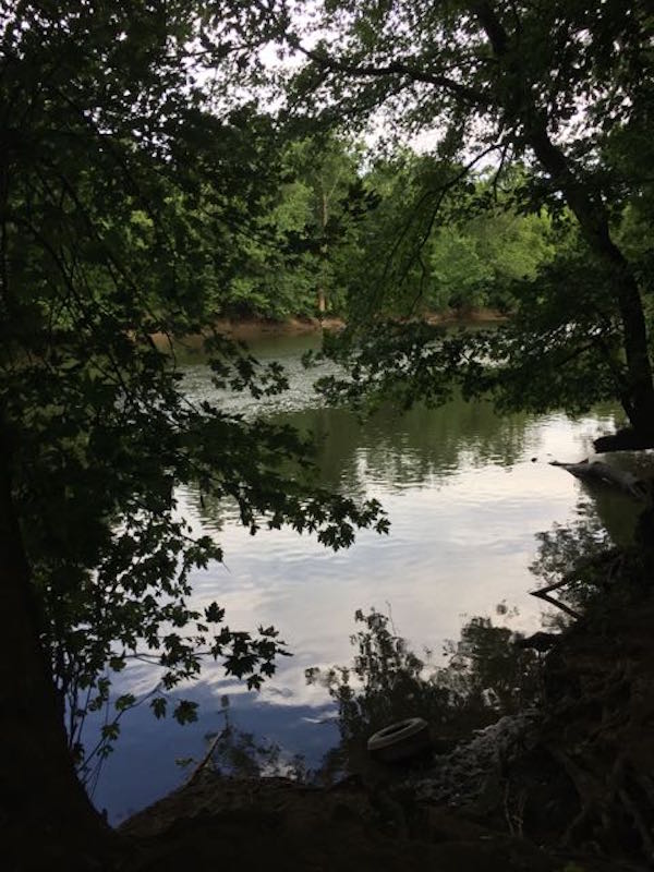 river at Scioto Grove Metro Park