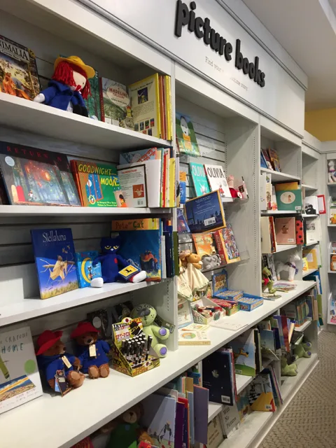 The picture book area at Gramercy Books in Bexley, Ohio