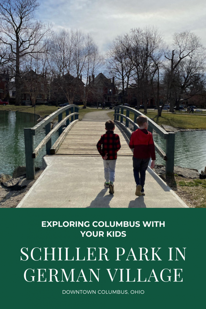schiller park in German Village, Columbus Ohio.