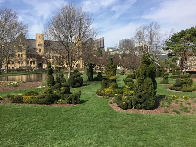 Topiary Park in Downtown Columbus, Ohio.