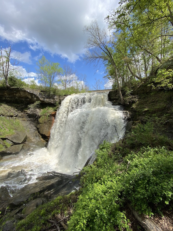 Brandywine falls in Cuyahoga Valley National Park.