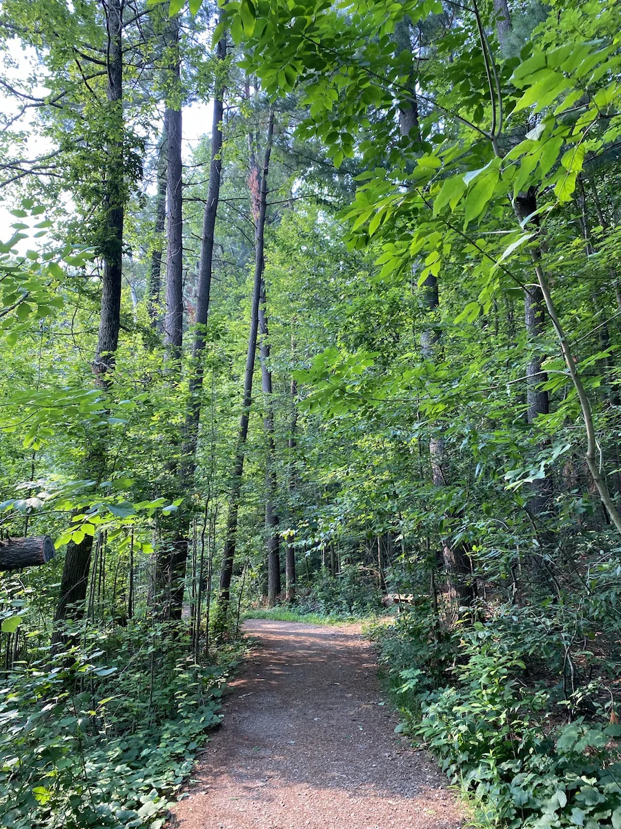 Trails at holden arboretum in kirtland ohio.