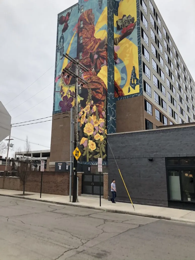 A mural in the Short North Arts District in Columbus, Ohio.