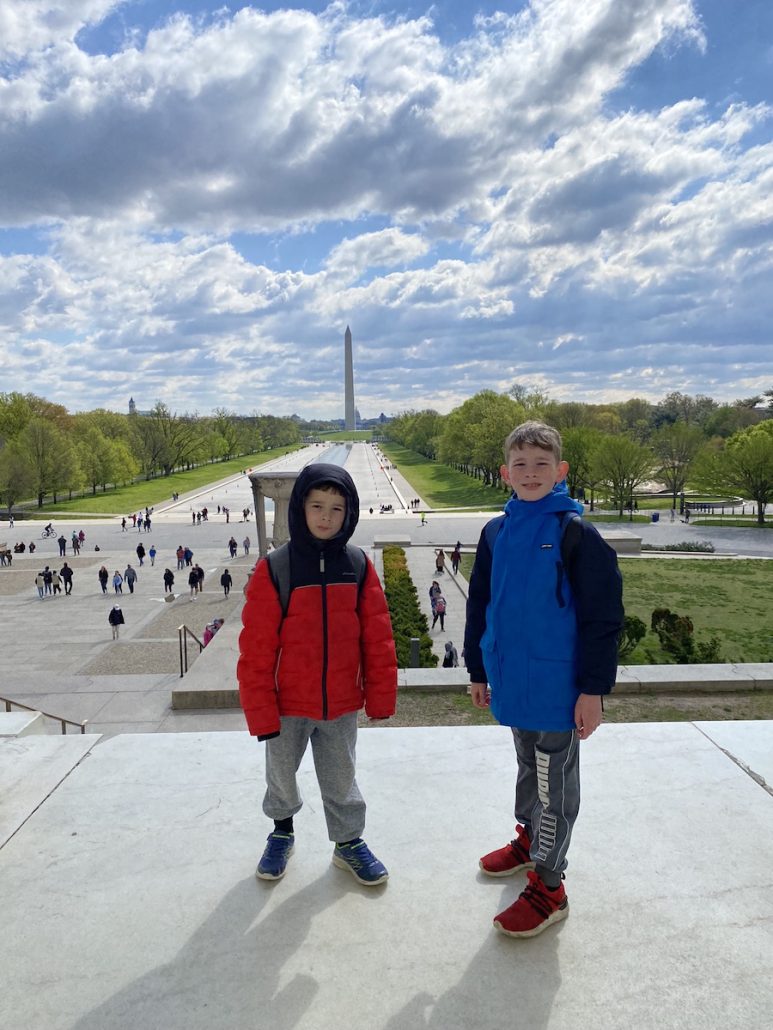 Things to do in Washington, D.C. with kids on the National Mall.